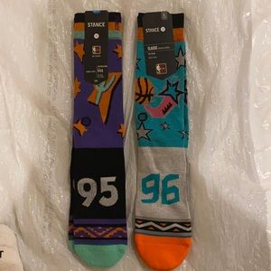 NBA all star game throw back stance socks